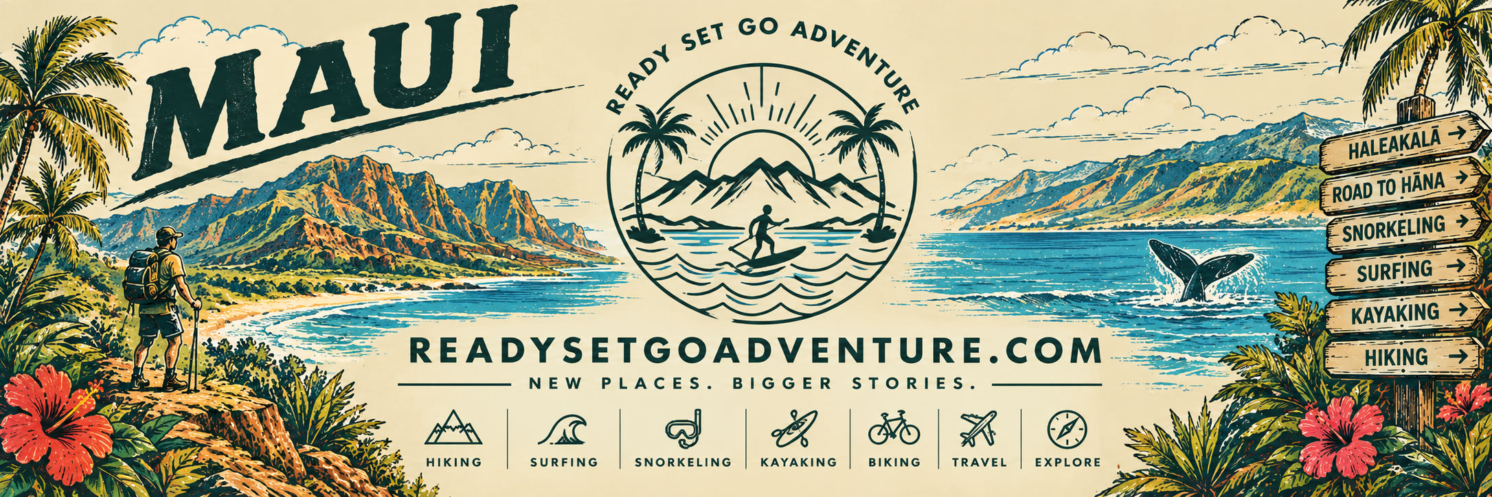 Maui travel poster
